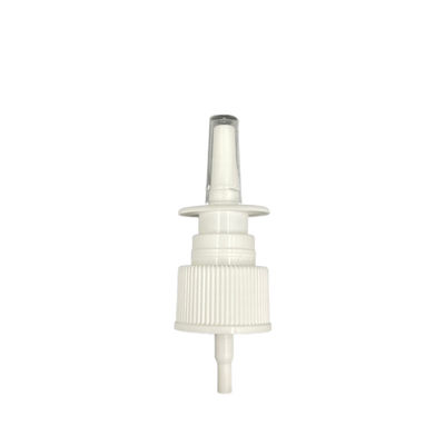 0.16ML 복용량 20mm 안개 분무기 향수 PP 비강 흡입 펌프 18/410 투명 캡 포함
