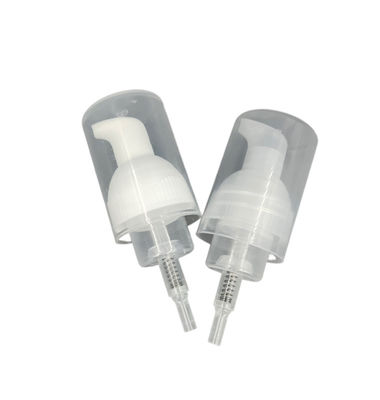28mm 마감 손 소독제 비누 펌프 0.25ml 복용량 거품이 이는 병 분배기