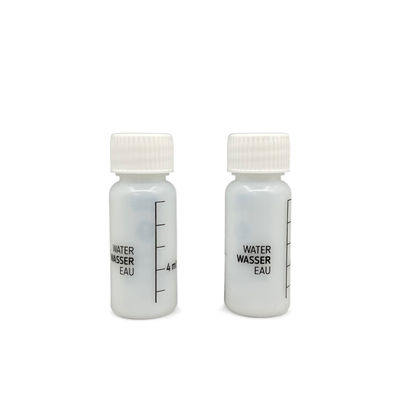 로션을 위한 작은 HDPE 플라스틱 병 10ml 백색 모자에 의하여 주문을 받아서 만들어지는 색깔 한 번 사용
