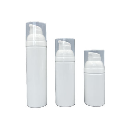 PP 75ml 50ml 백색 답답한 펌프 병 로션 스냅으로 오염 없음