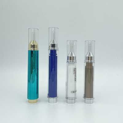 PETG / ABS / PP 화장용이 주사기 모양 10 밀리람베르트 15 밀리람베르트 공기 없는 병