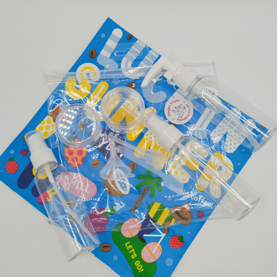 크림 단지 여행 살포 병을 위한 펌프 숟가락 점적기 깔때기 주문을 받아서 만들어진 PVC 세척 부대
