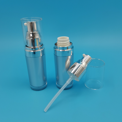 PMMA 원형 아크릴 로션 병 15ml 30ml 50ml 100ml 120ml