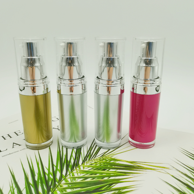 PMMA 원형 아크릴 로션 병 15ml 30ml 50ml 100ml 120ml