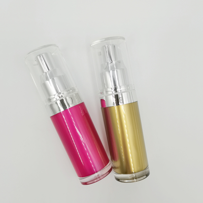 PMMA 원형 아크릴 로션 병 15ml 30ml 50ml 100ml 120ml