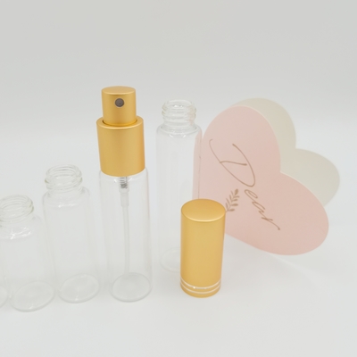 알루미늄 향수 스프레이어를 가진 10ml 15ml 20ml 25ml 30ml 관 유리병