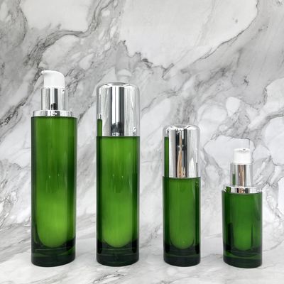 둥근 화장용 펌프 병 호화스러운 빈 콘테이너 50ml 120ml 아크릴