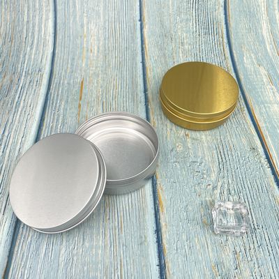 금 알루미늄 양철 단지 100ml 내화학성 나사 모자를 가진 주문을 받아서 만들어진 색깔