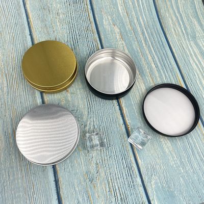 금 알루미늄 양철 단지 100ml 내화학성 나사 모자를 가진 주문을 받아서 만들어진 색깔