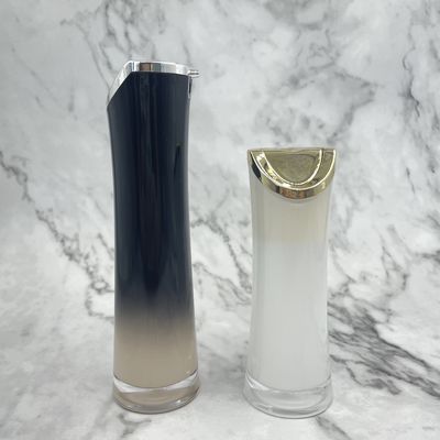잎 모양 분사구를 가진 답답한 병 50ml 100ml를 포장하는 호화스러운 아크릴 화장용