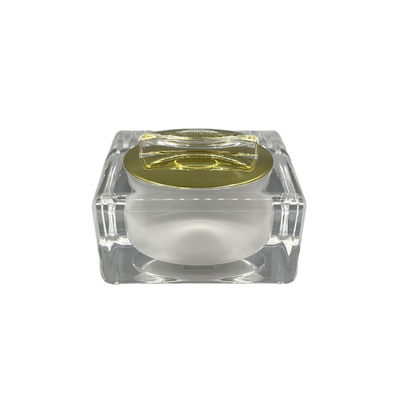 사각 형 라운드 에지 디자인 아크릴 크림 용기 고급 거울 커버 30g, 50g XY2201