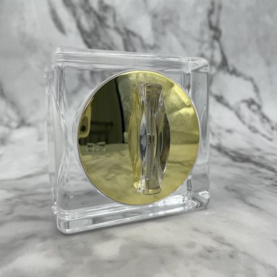 사각 형 라운드 에지 디자인 아크릴 크림 용기 고급 거울 커버 30g, 50g XY2201