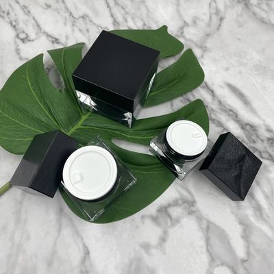 매트 뚜껑 10g 화장용 단지 정연한 플라스틱 메이크업 콘테이너에 의하여 금속을 입힌 표면