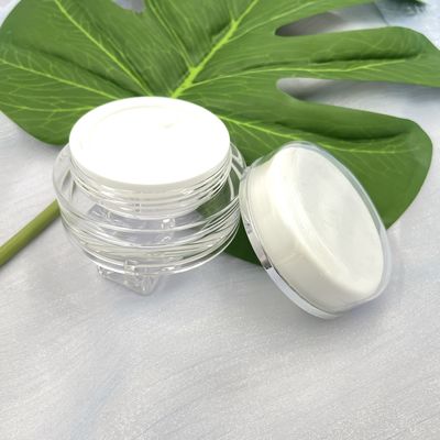 UV 증거 플라스틱 화장용 단지 피부 관리 크림을 위한 둥근 아크릴 용기 30g 50g