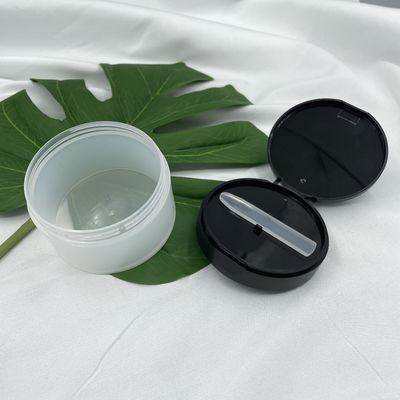 80g 플라스틱 화장용 단지는 숟가락/스크레이퍼를 가진 명확한 콘테이너 가면을 걸러냅니다
