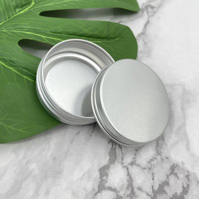 왁스를 위한 작은 60ml 80ml 알루미늄 양철 단지 둥근 가장자리 나사 강선전도 정상