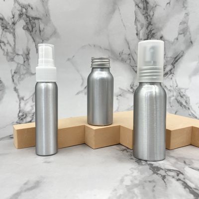 상표를 가진 100ml 150ml를 밀봉하는 반대로 UV 알루미늄 화장용 병
