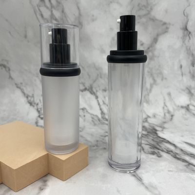 아BS 빈 스킨케어 50ml 답답한 병 둥근/똑바른 어깨는 표면을 금속을 입혔습니다