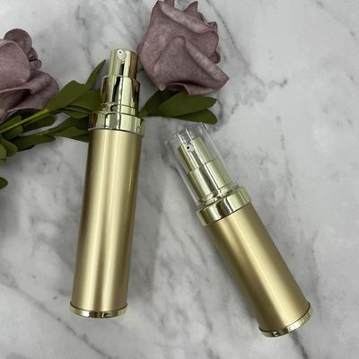 20ml 답답한 펌프 병 금 단 하나 벽 UV 증거 다시 채울 수 있는 오프셋 인쇄