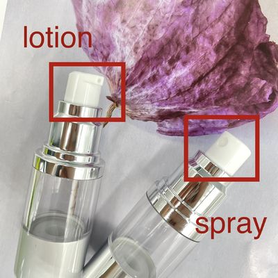 스프레이 작동기 또는 로션 작동기 알루미늄 캡 어깨 토대 공기 없는 병