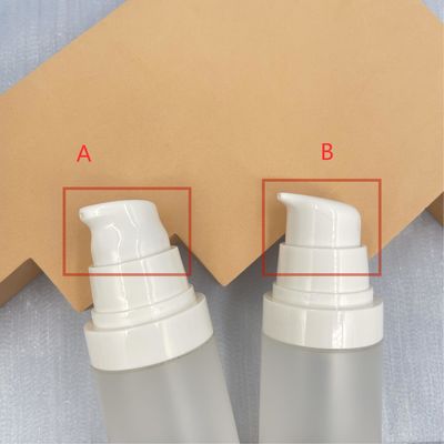 투명한 PP 답답한 병 펌프 30ml 50ml 나무로 되는 본 실크 스크린