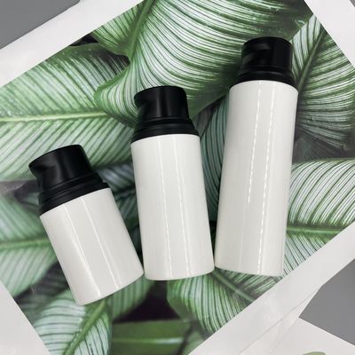 피부 관리 빈 까만 로션 펌프 병 15ml 30ml 50ml PP 스냅 온
