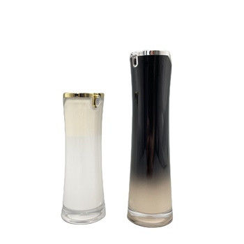 잎 모양 분사구를 가진 답답한 병 50ml 100ml를 포장하는 호화스러운 아크릴 화장용