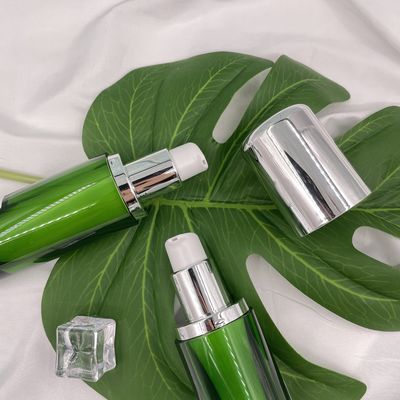둥근 화장용 펌프 병 호화스러운 빈 콘테이너 50ml 120ml 아크릴