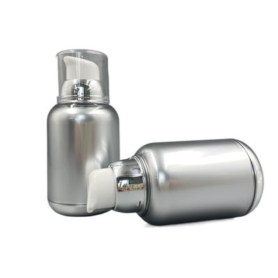 강선전도 80ml 100ml 답답한 펌프 병 진공 PP MS 금속을 입힌 둥근 바닥