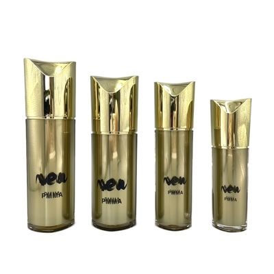 특별한 모양 화장용 펌프 병 금 다시 채울 수 있는 화장용 용기 80ml 100ml