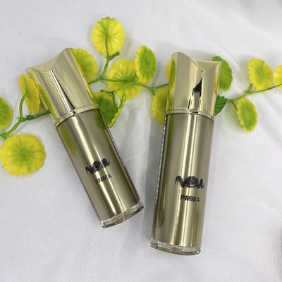특별한 모양 화장용 펌프 병 금 다시 채울 수 있는 화장용 용기 80ml 100ml