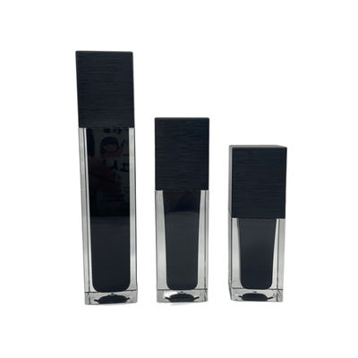 정연한 화장용 펌프 병 60ml UV 나사 솔 매트 검정 아크릴