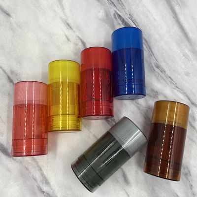 모기 구충제를 위한 빈 방취제 지팡이 콘테이너로 둥근 6g 15g 30g 50g 75g