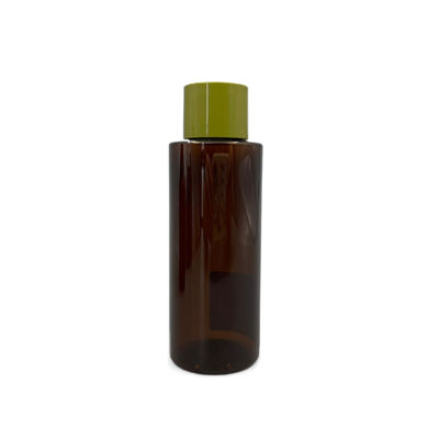 백색 틈막이를 가진 UV 증거를 포장하는 100ml 호박색 애완 동물 병 PCR 화장용