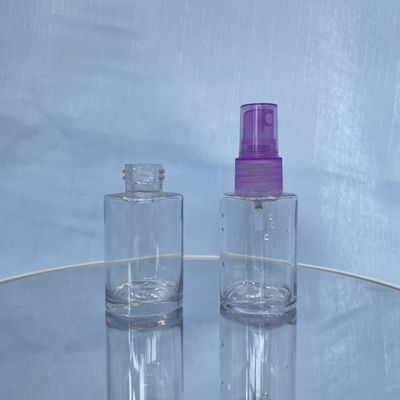 상한 상표를 위해 새지 않는 호화스러운 명확한 PETG 화장용 병 휴대용 30ml