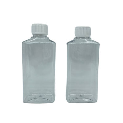 백색 모자에 명확한 다시 채울 수 있는 정연한 애완 동물 펌프 병 양치질 250ml