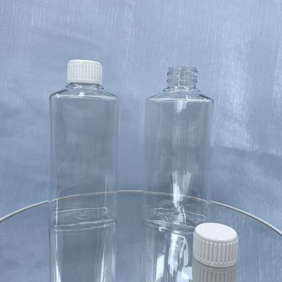 백색 모자에 명확한 다시 채울 수 있는 정연한 애완 동물 펌프 병 양치질 250ml