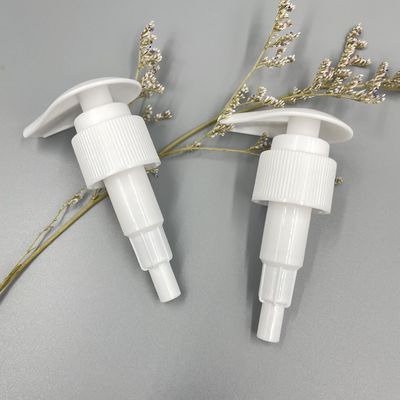 안장 PP 로션 디스펜서 펌프 크림 28/410 28/400 늑골이 있는 1.6ml 복용량