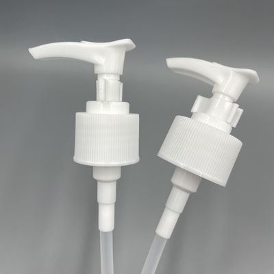 클립은 빛 알루미늄 마감을 가진 작은 노출량 0.7CC 24/410 로션 펌프