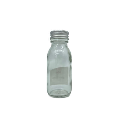 알루미늄 모자를 가진 60ml 유리병을 포장하는 비 유출 피부 관리 화장용