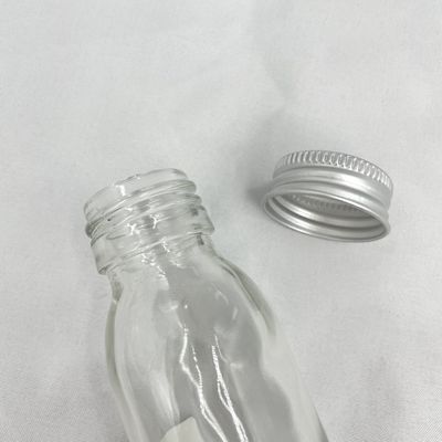 알루미늄 모자를 가진 60ml 유리병을 포장하는 비 유출 피부 관리 화장용