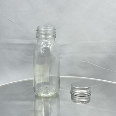 알루미늄 모자를 가진 60ml 유리병을 포장하는 비 유출 피부 관리 화장용