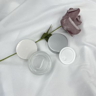 직경 4.7cm 고도 3.2cm를 포장하는 둥근 20g 주문 유리제 화장용 단지