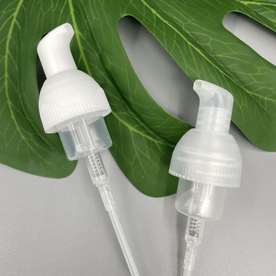 28mm 마감 손 소독제 비누 펌프 0.25ml 복용량 거품이 이는 병 분배기