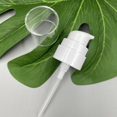 0.25ML/T 크림 펌프 디스펜서 24/400 화이트 AS 클리어 캡 SS316 스프링 외부