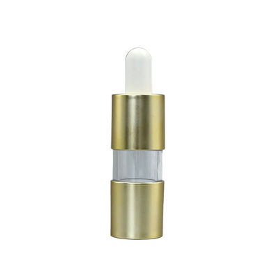 전구를 가진 금 빈 정유 병 20ml 0.25ml 복용량 UV 코팅 액체 점적기
