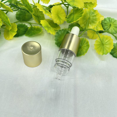 전구를 가진 금 빈 정유 병 20ml 0.25ml 복용량 UV 코팅 액체 점적기