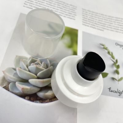 PP 모자를 가진 손 크림 펌프 분배기 0.25ML/T 두 배 벽 마감 24/410 SS316