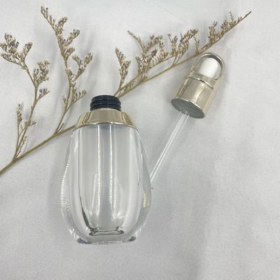 계란 모양 백색 점적기 병 관례 10ml 아크릴 PP 두 배 벽