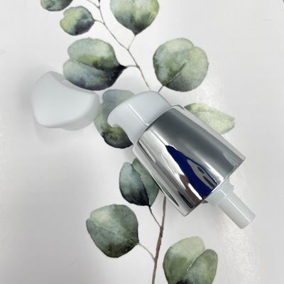 은 플라스틱 처리 펌프 0.2ML/T 손 Moisturizer 20/410 금속을 입힌 마감